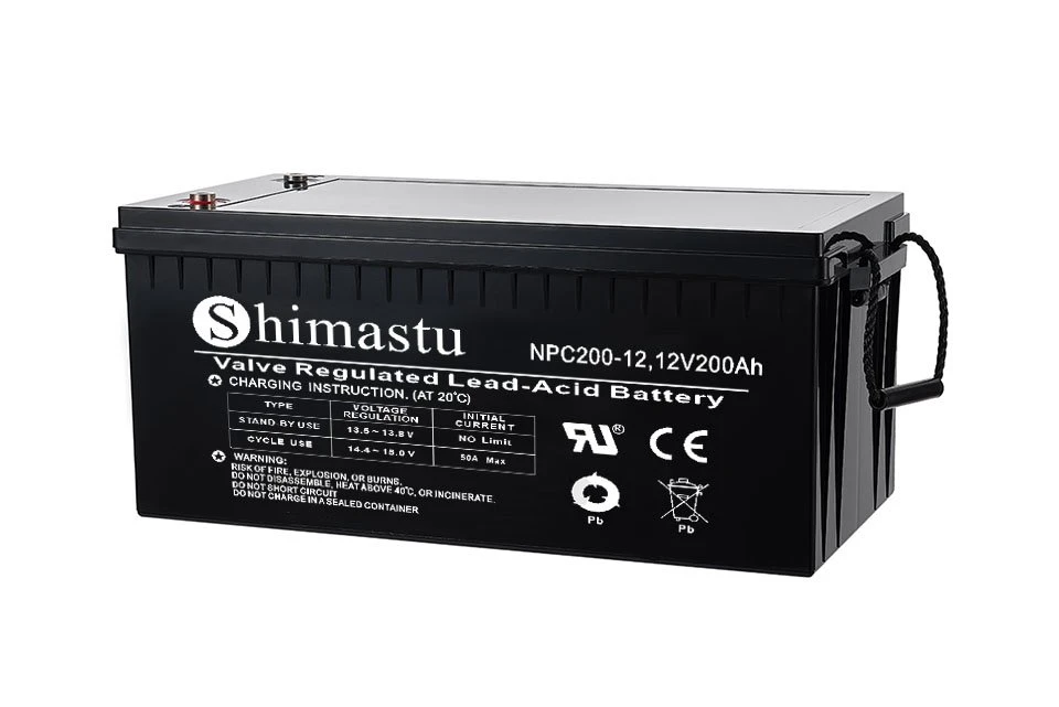 12 volt 200 amper soat chuqur tsiklli batareya